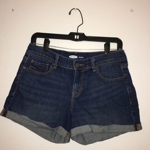 Women’s High Rise Dark Wash Jean Short